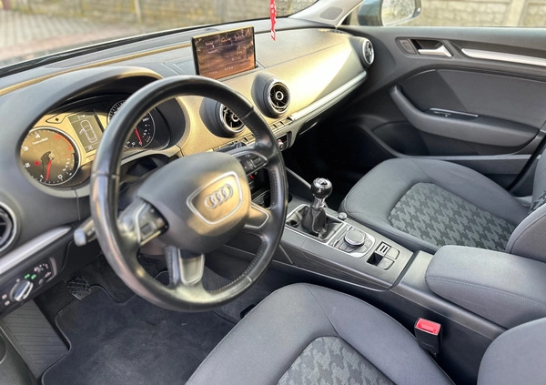 Audi A3 cena 39999 przebieg: 149000, rok produkcji 2013 z Biała małe 106